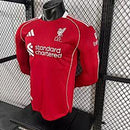 Camisa Liverpool 25/26 - Versão Jogador Manga Longa