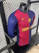 Camisa Barcelona 24/25 - Versão Jogador Manga Longa