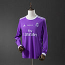Camisa Retrô Real Madrid Manga Longa 16/17