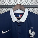 Camisa Retrô França 2014 Manga Longa