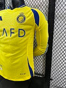 Camisa Al Nassr 24/25 - Versão Jogador Manga Longa