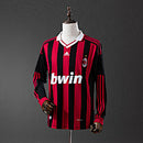 Camisa Retrô Milan Manga Longa 09/10