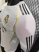 Camisa Real Madrid 25/26 - Versão Jogador Manga Longa