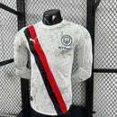 Camisa Manchester City 25/26 - Versão Jogador Manga Longa