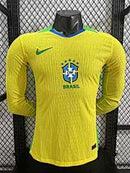 Camisa Brasil 25/26 - Versão Jogador Manga Longa