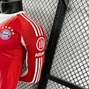 Camisa Bayern Munich 25/26 - Versão Jogador Manga Longa