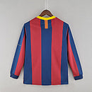 Camisa Retrô Barcelona Manga Longa 10/11