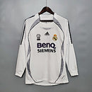 Camisa Retrô Real Madrid Manga Longa 06/07