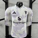 Camisa Manchester United 25/26 - Versão Jogador Manga Longa