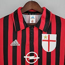 Camisa Retrô Milan Manga Longa 99/00