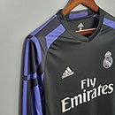 Camisa Retrô Real Madrid Manga Longa 15/16