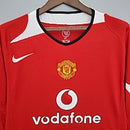 Camisa Retrô Manchester United Manga Longa 04/06