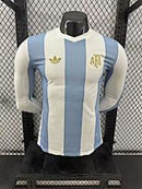 Camisa Argentina 24/25 - Versão Jogador Manga Longa