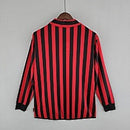 Camisa Retrô Milan Manga Longa 99/00