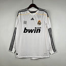 Camisa Retrô Real Madrid 09/10 Manga Longa