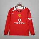 Camisa Retrô Manchester United Manga Longa 04/06